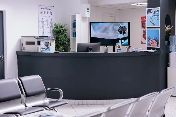 Reception desk